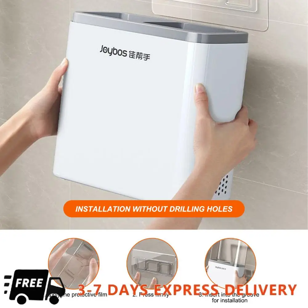 

Многофункциональный настенный органайзер для кухонной утвари, держатель для посуды и столовых приборов, настенный дренажный контейнер с крышкой