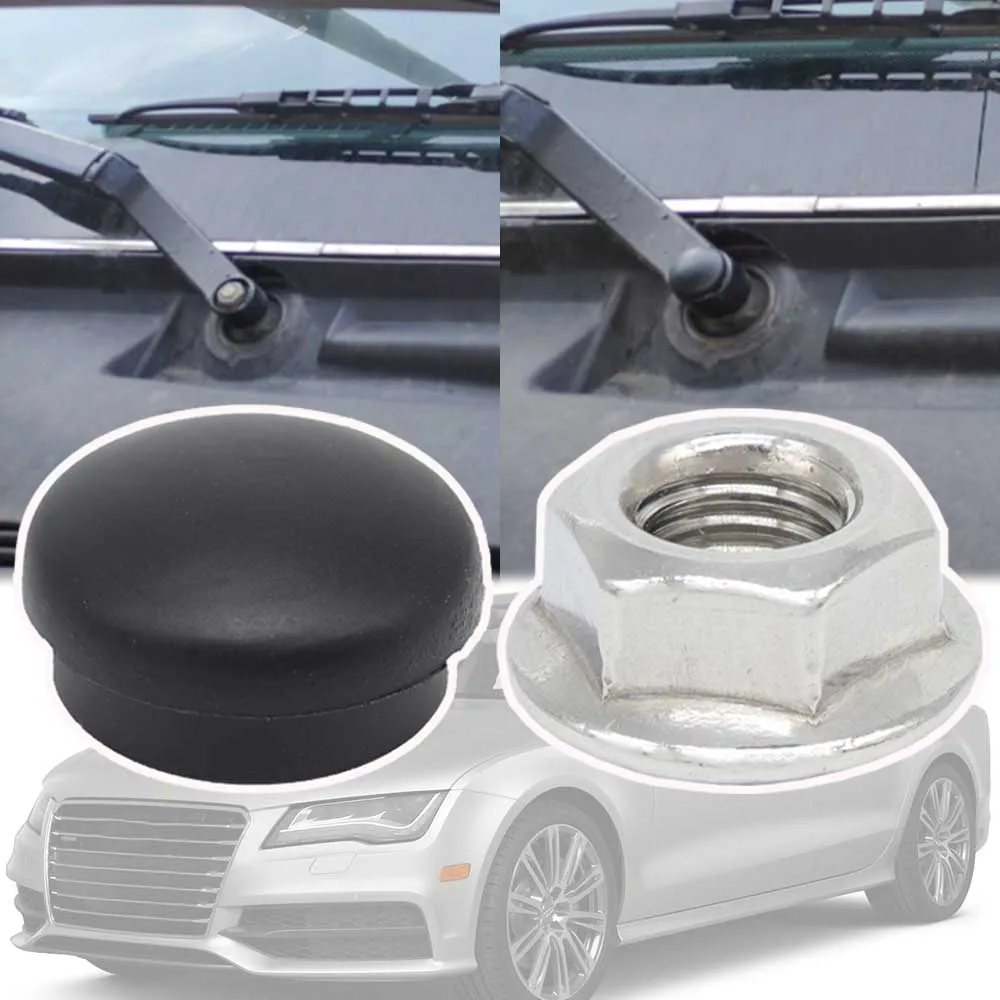 

For Audi A7 4G8 2018 2017 2016 2015 2014 2013 2012 Car Front Windshield Wiper Arm Nut Screw Cap Bolt Rocker Cover Accessories
