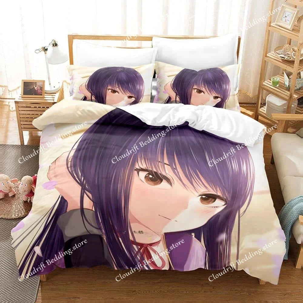 

New Kawaii Hi Score Girl Bedding Set Single Twin Full Queen King Size Bed Set Adult Kid Bedroom Duvet Cover Sets Girls Anime Bed