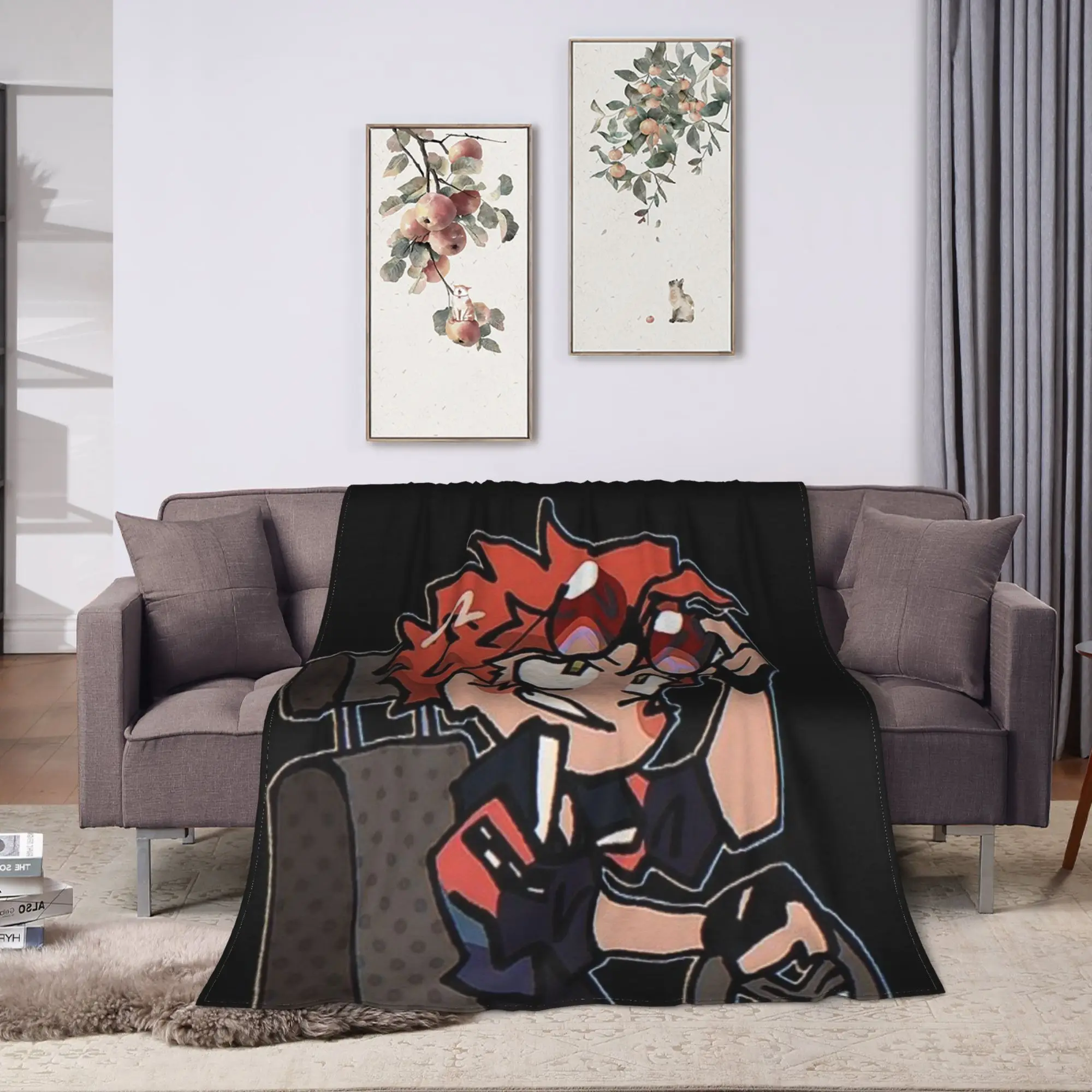 Benny Jackpot Crash Course Eddie Super Warm Blanket  Kids Adult Plush Throw Blanket Print Couch Chair Bedspread Sofa Bed Cover