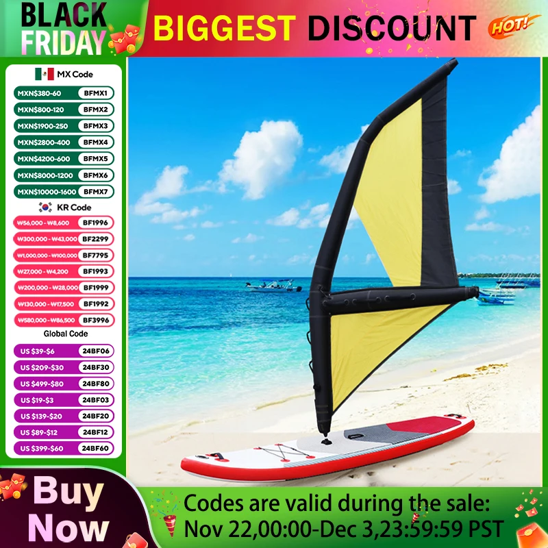 Inflatable Surfing Sail Paddle Board Wind Sails Handheld Kite Boards Water Sliding Wind Wings Wind Surfing Kites Water Sports