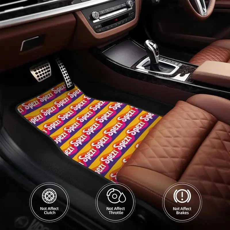 Crystal Velvet Car Floor Mats 4 Pcs Non-Slip Carpets Rugs Paulaners Spezis Germany Universal Car Front Rear Carpets Foot Mats 5