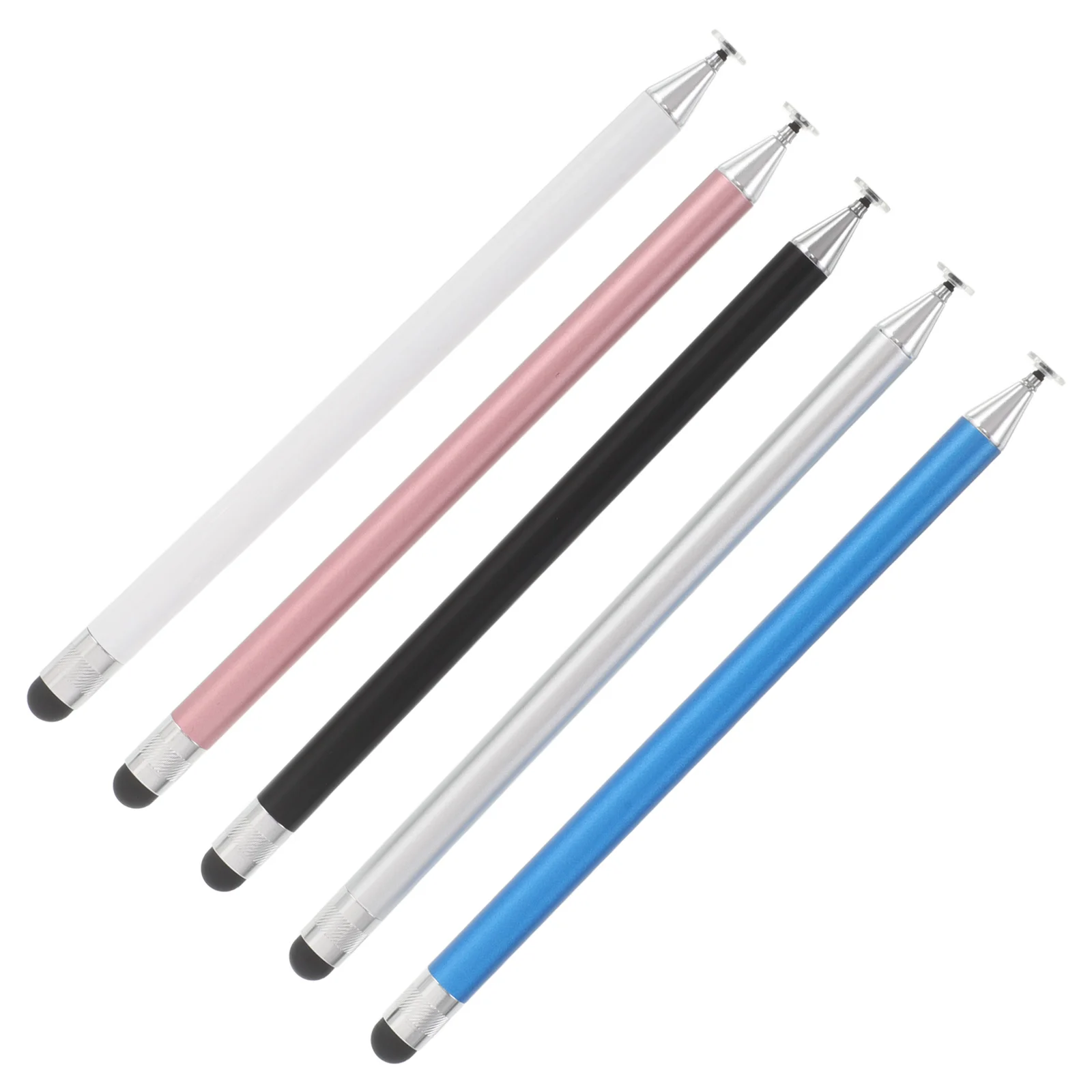 5Pcs Stylus Pen for Touch Screen Dual Head Precision Drawing Writing Smooth Control for Smartphone Lightweight Ergonomic