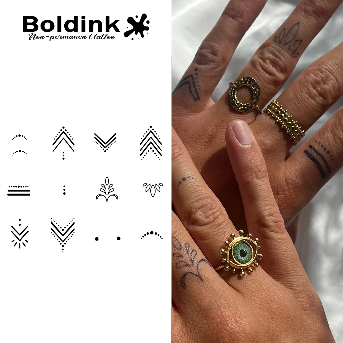 

Временная татуировка Boldink Finger, легкая до 15 дней, новая технология, волшебная водонепроницаемая полуперманентная наклейка.
