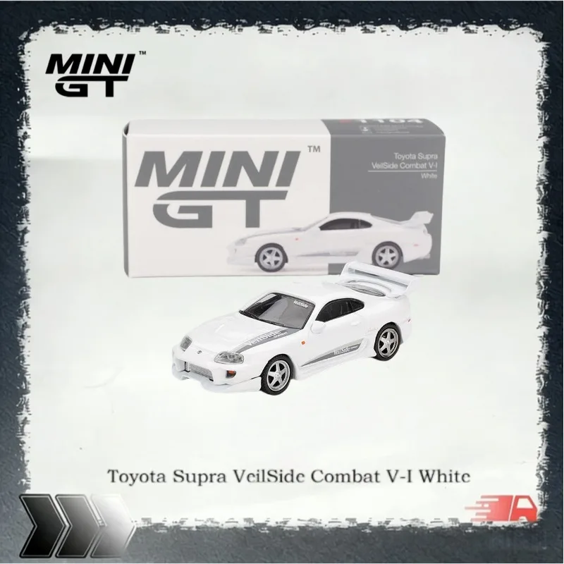 

MINI GT 1:64 Toyota Supra VeilSide Combat V-I Scale Model of a Racing Car, a gift toy for friends, a collection piece.