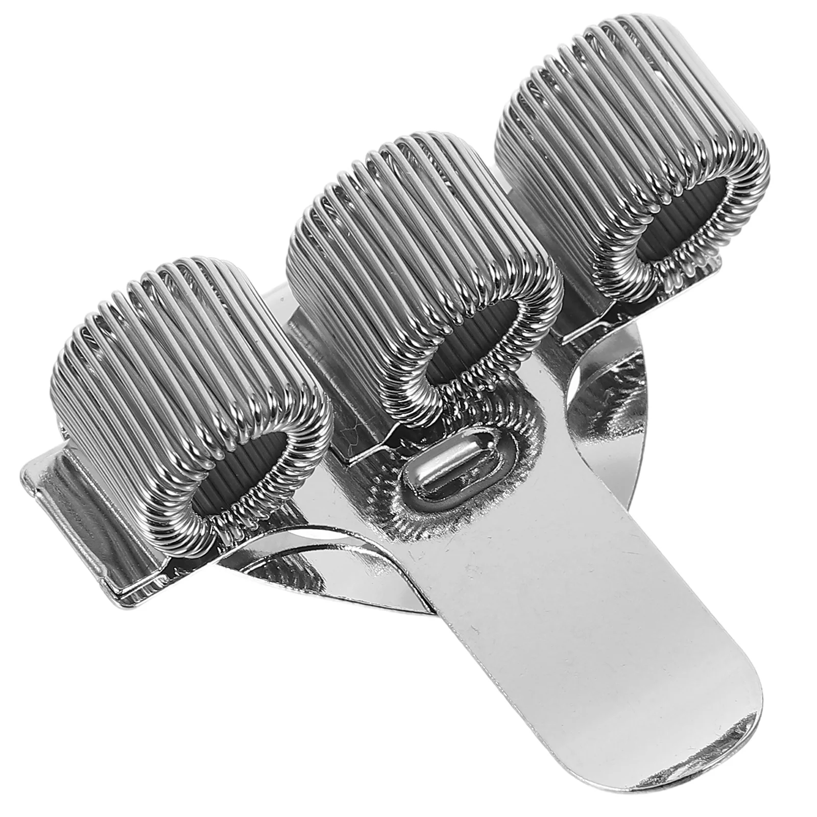 

3 Pcs Folder Pen Insert Notebook Clip Holder Pencil Attachment for Clipboard Spring Multi-purpose Loop