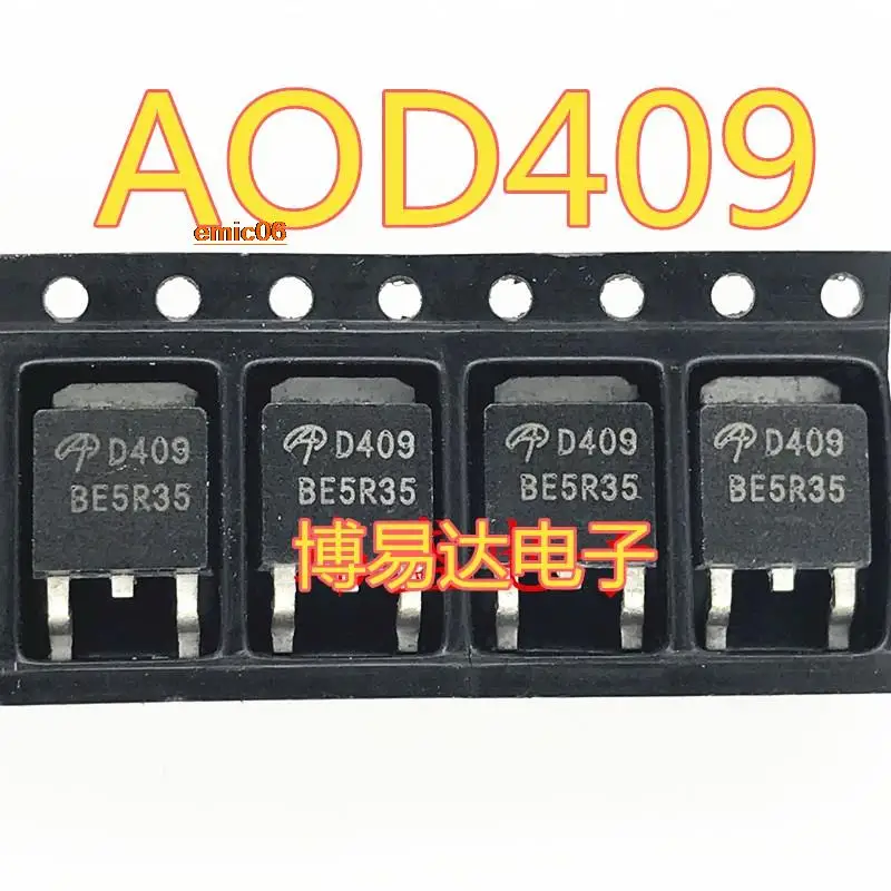 10pieces Original stock  AOD409 SOT252 MOSFET P26A/60V D409