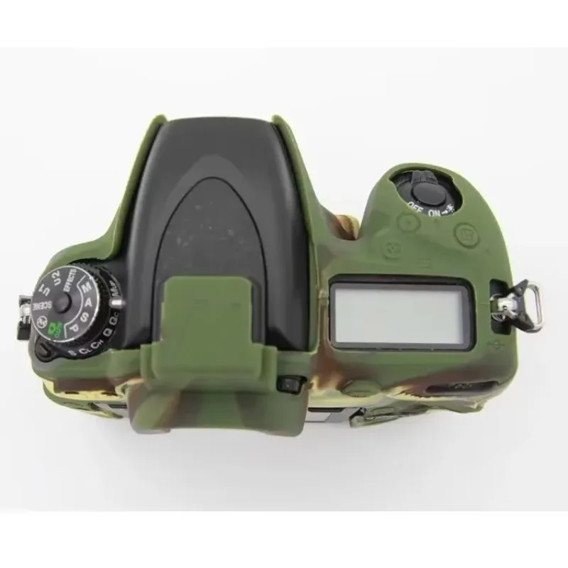 For Nikon D750 SLR Camera,Soft Rubber Silicone Body Skin Anti-slip Protective Sleeve With Free Tempered Film,