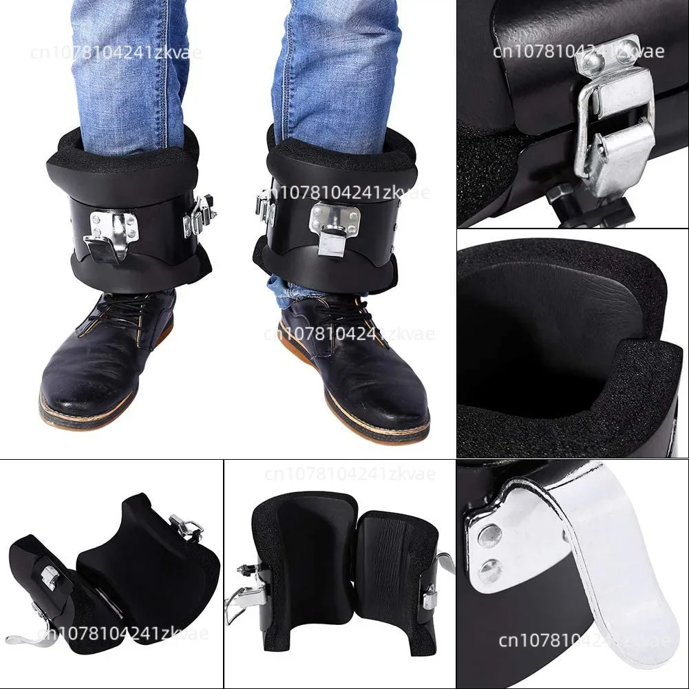 Hanging Pull Boots Anti-Gravity Inverted Hanging Boots Fitness Hanging Spine Posture Safety Lock Buckle Shoe Cover