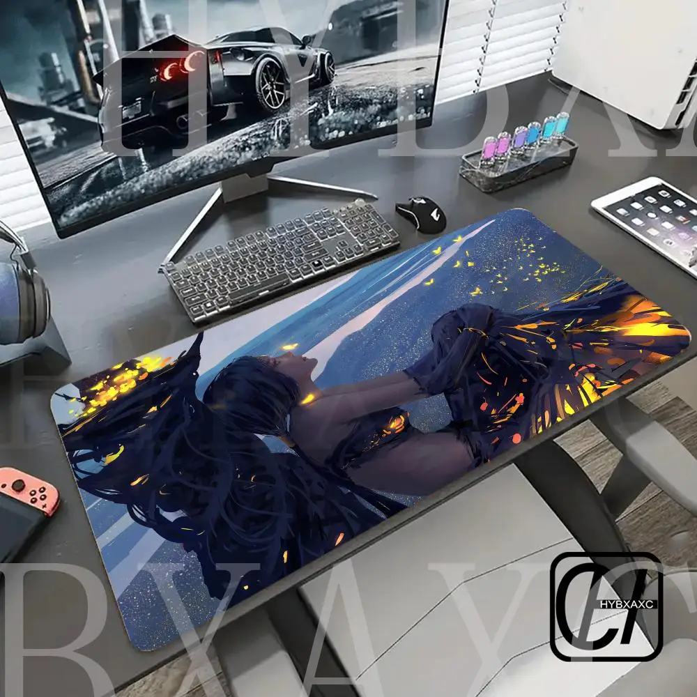 

Ghostblade Princess Large Mouse Mat Gaming Mousepad Office Mousepads Kawaii Rubber Keyboard Mats HYBXAXC Xxl Mouse Pads Nonslip