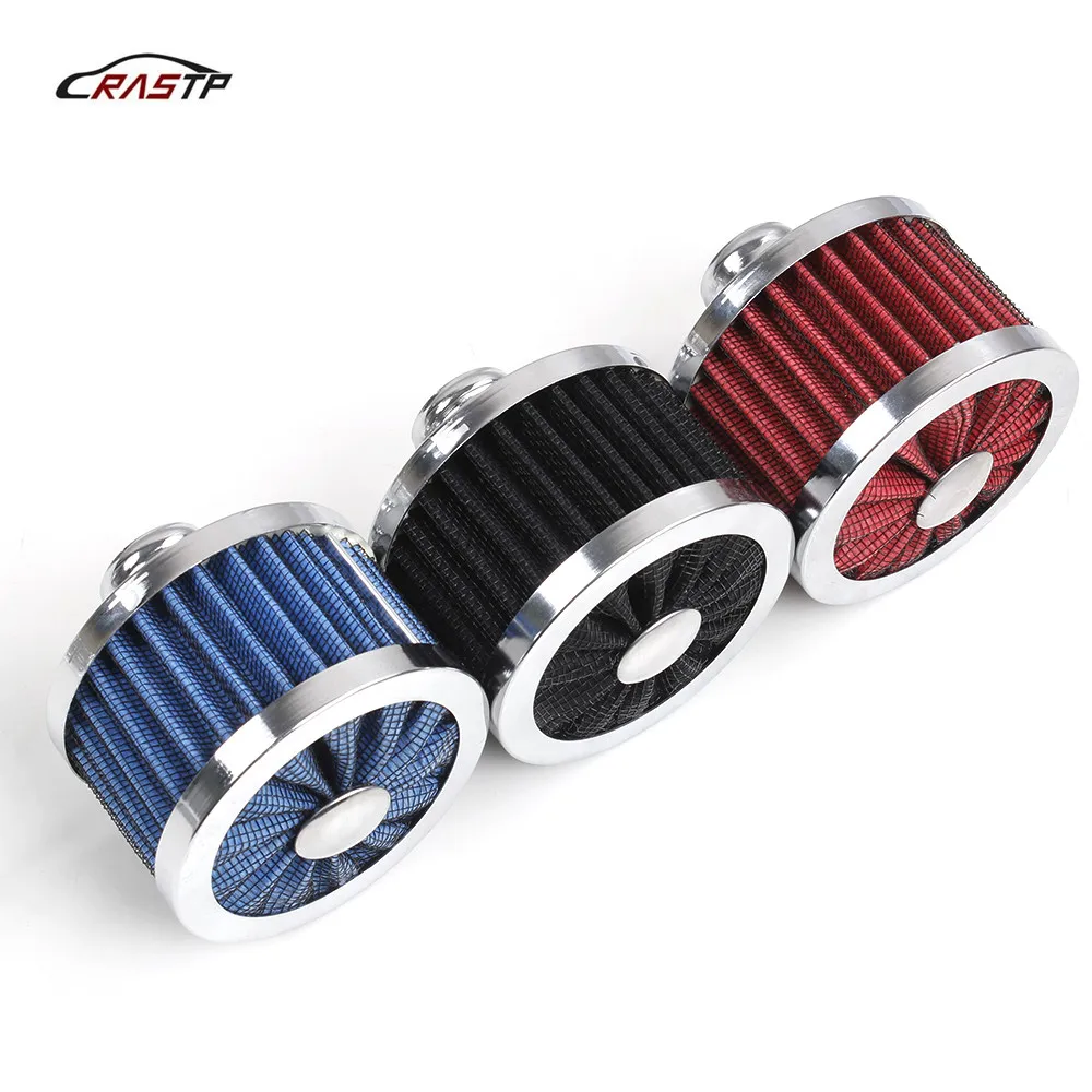 RASTP- New 23mm Car Air Filter For Motorcycle Cold Air Intake High Flow Crankcase Vent Cover Mini Respirator Filters OFI064