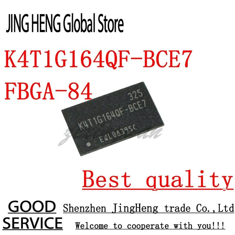 10PCS Original K4T1G164QF-BCE7 K4T1G164QF FBGA-84 BGA FLASH IC