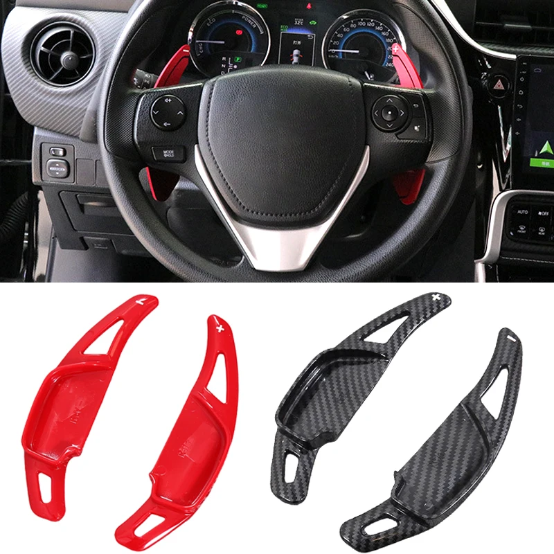 

Car Steering Wheel Shift Paddle Shifter Extended ABS Extension For Toyota Camry Corolla ALTIS REIZ Yaris Vios ZELAS RAV4 Levin