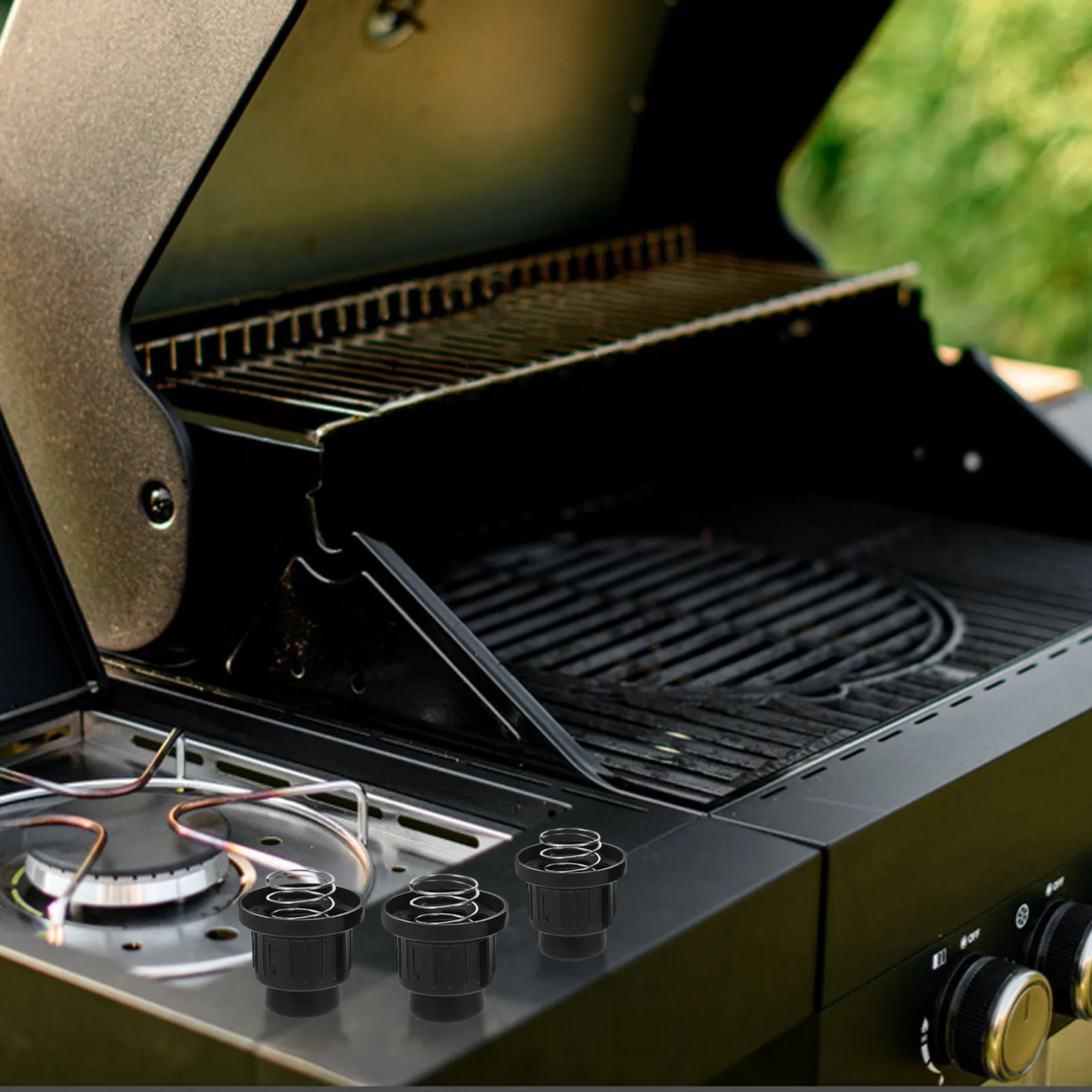 5er-Set Druckknopf-Zündkappen für Feuerschalen, Grills, Öfen, BBQ …