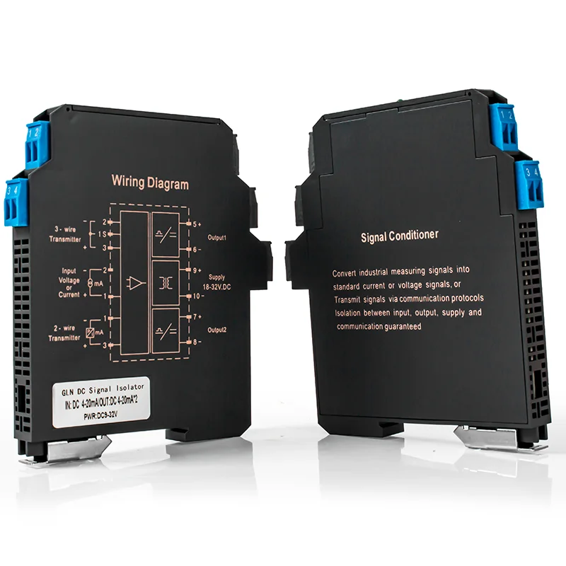 

0-10V to 4-20mA DC Signal Isolator 1 In 2 Out 0-10V 4-20mA to RS485 Analog Signal Isolator 4 to 20mA Signal Isolator