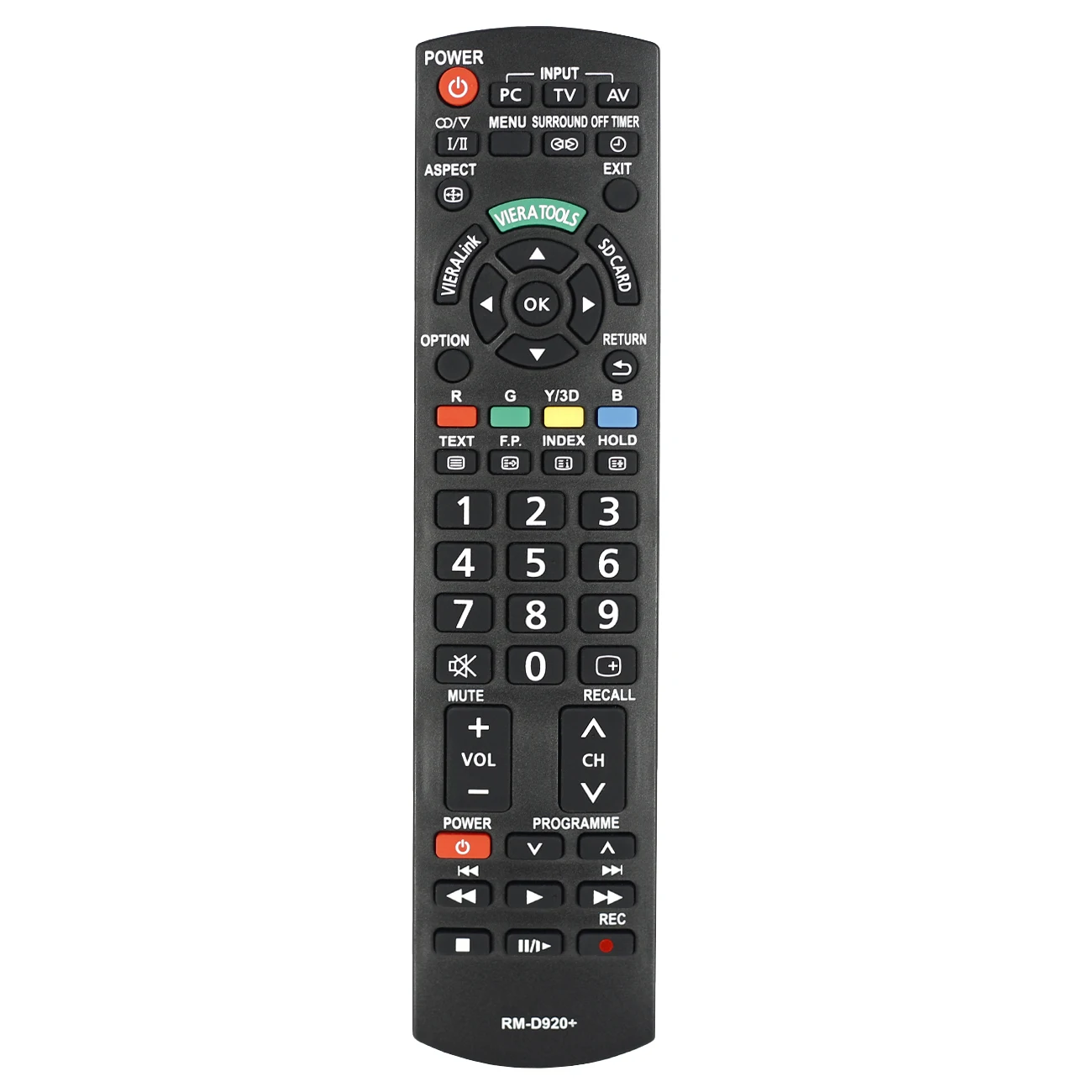 Universal Remote Control Use for Panasonic TV N2QAYB000570 TC-L32E3 TC-L37E3 TC-L37U3 TC-50PX34 TC-P42S30 TC-P42X3 N2QAYB000683