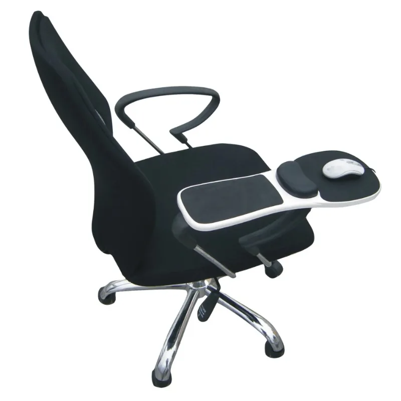 Chair Special Detachable Bracket Computer Hand Bracket Mouse Pad Black and White Wrist Anti-skid Arm Bracket for Office Supplies