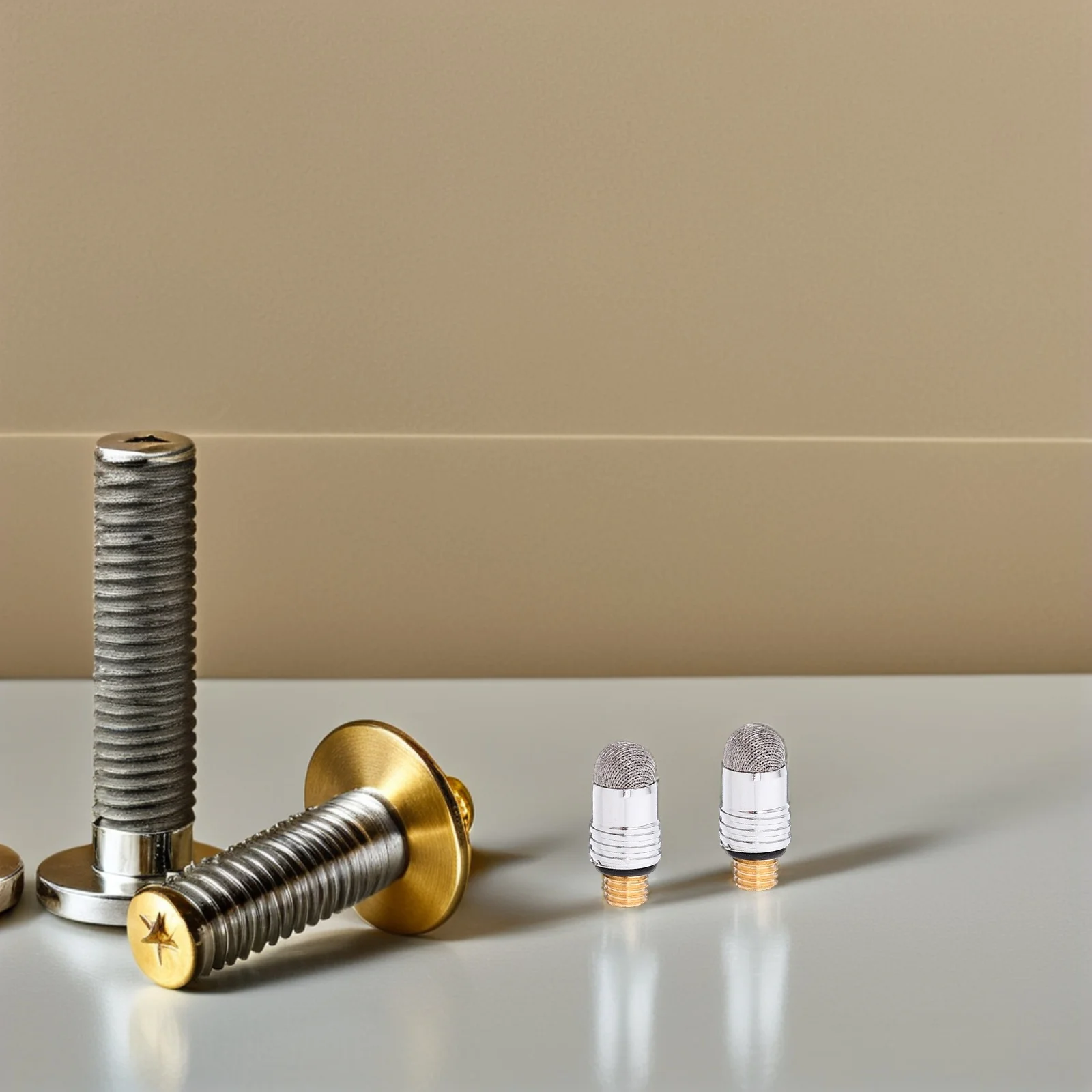 

15Pcs Capacitive Stylus Tips Replacement M5 Thread 6Mm Mesh Conductive Pen Nibs for Tablet Phone Touch Screen Devices