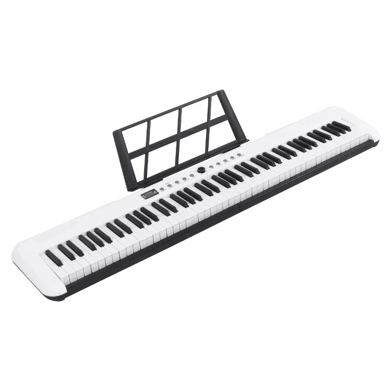 88 Keys Toy Piano Portable 88keys Piano Electronic Organ Keyboard Instrument for Children