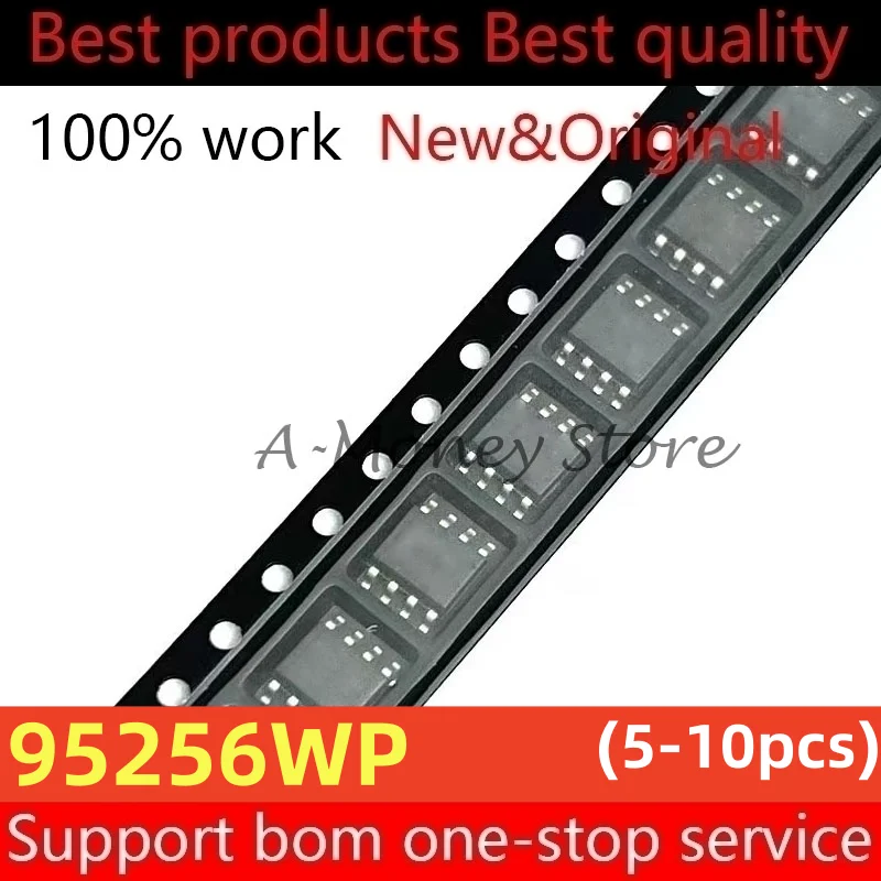 

(5-10pcs)ST95256WP ST95256 95256WP M95256WP sop-8