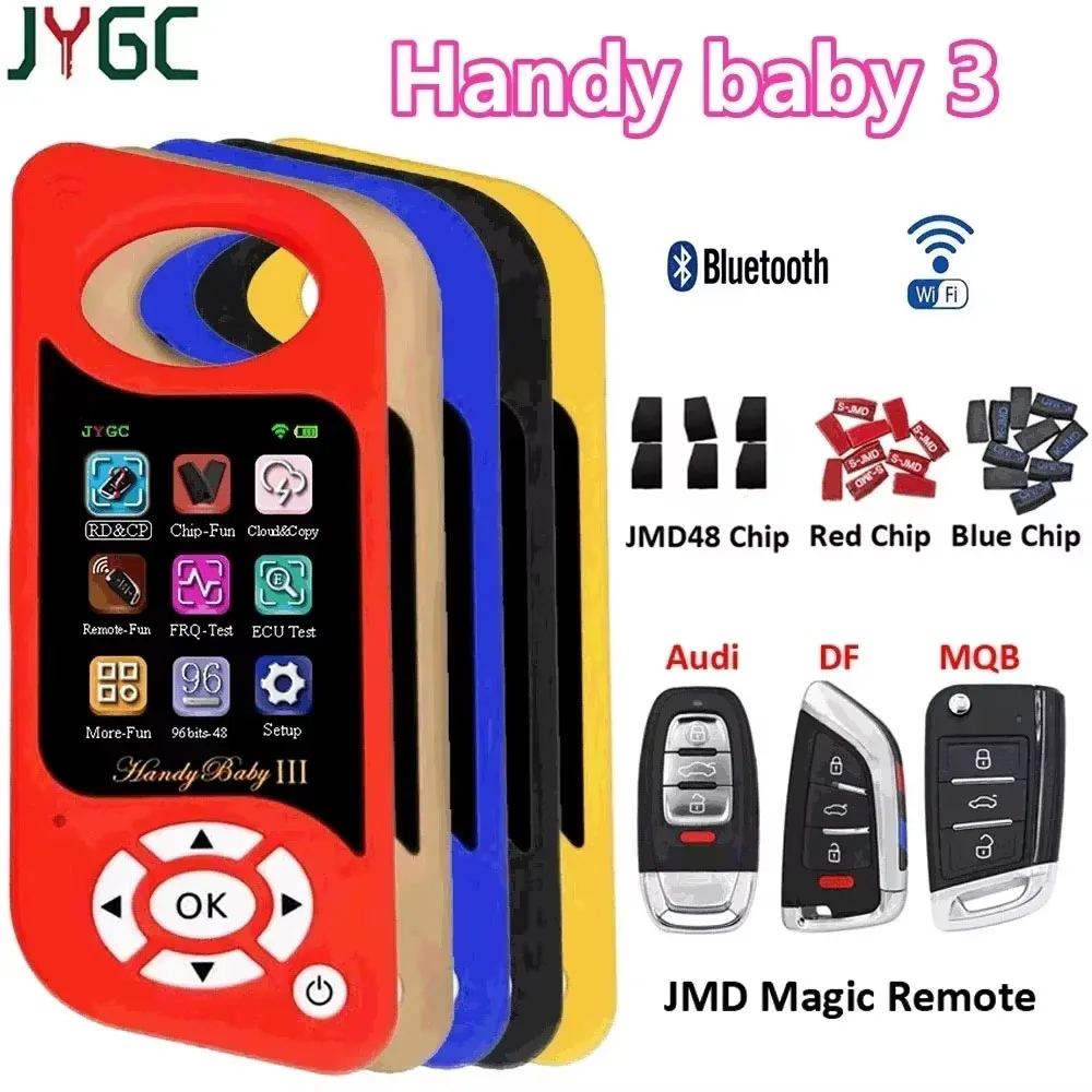 

Original JYGC Handy Baby III Wifi / Bluetooth Version Remote Generator Handy Baby 3 ID46/47/4D/48/70/83/T5/Red/King Chip Copier