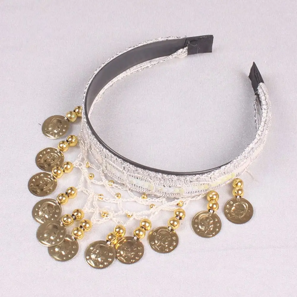 تاج طوق هندي مدرج لرأس الرقص ، إكسسوارات أداء المسرح ، طوق السلسلة