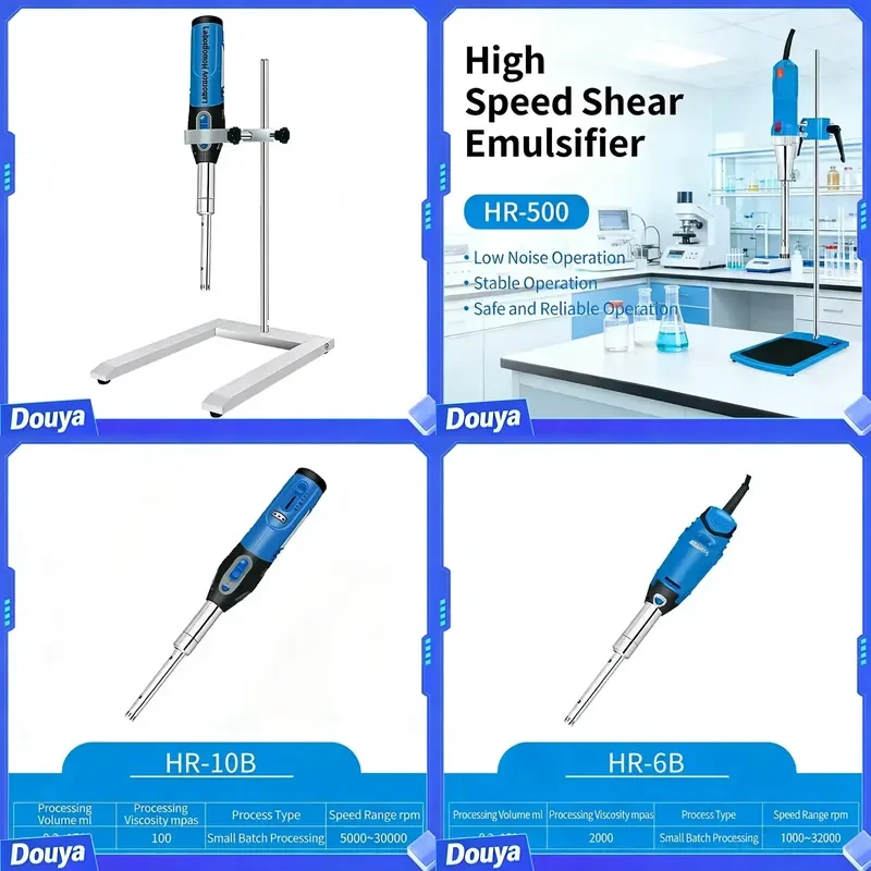 Laboratory Equipment HR-6B Handheld Homogenizer High Shear Emulsifier Tissue Grinder Disperser Homogenizer