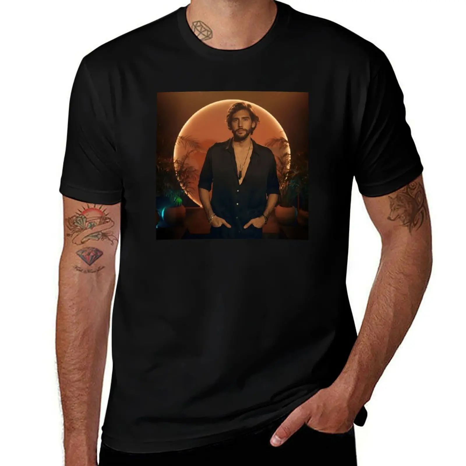 

Soler Handsome T-Shirt funny shirt cotton graphics football t shirt mens designer clothes