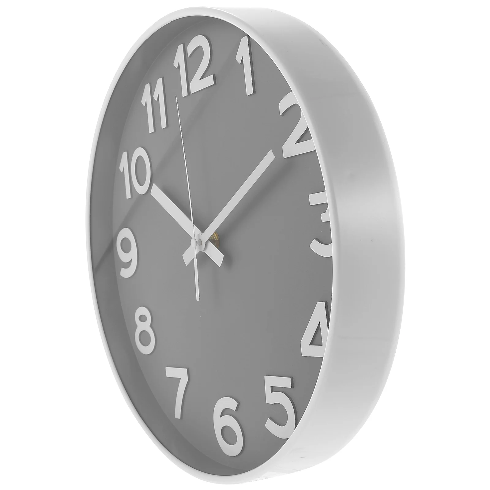 

Wall Clock Glass Stylish Hanging Living Room Digital Home Office Household Clock Decoration Chic Decor Plastic Material