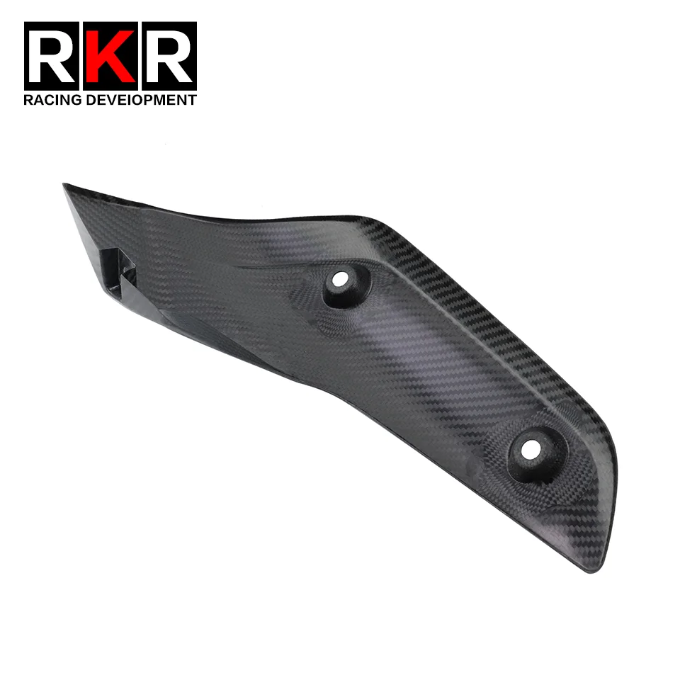 Motorcycle Carbon Fiber Exhaust System Link Pipe Heat Shield Cover Guard Anti-Scalding Shell For YAMAHA TMAX530 TMAX560 T-MAX560