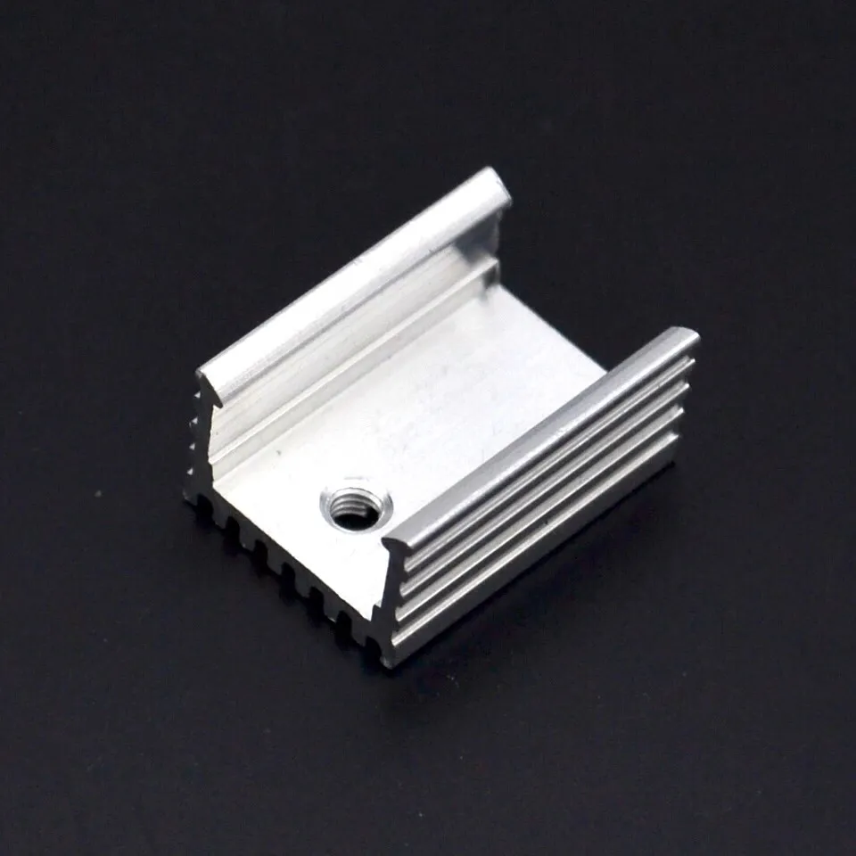 10pcs Heat sink 15*10*20MM (silver) high quality radiator simple TO-220 transistor and other special