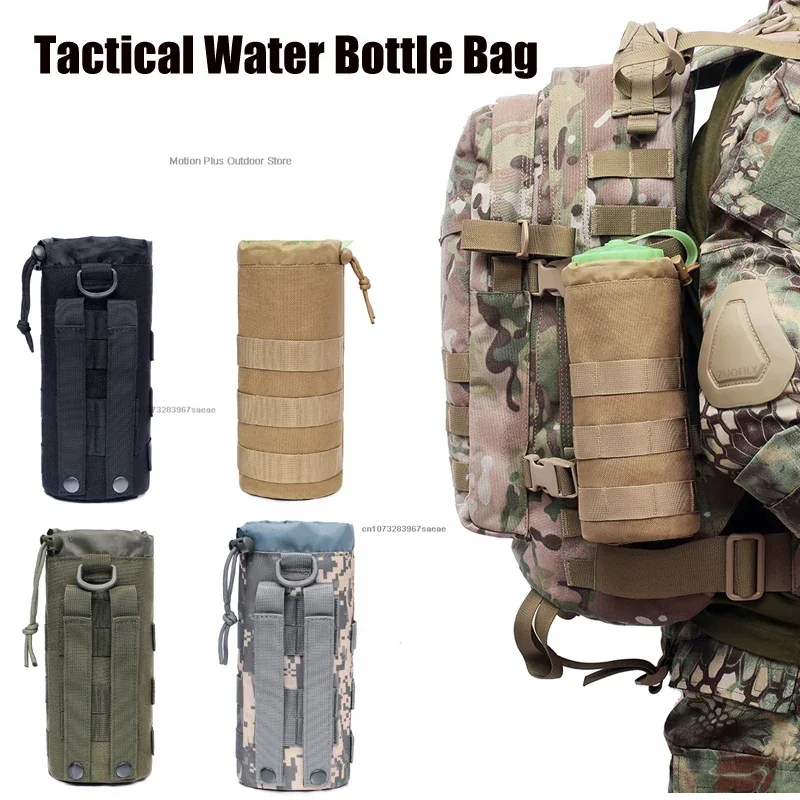 Porte-bouteille d'eau Molle pour l'extérieur, sac à dos, ceinture, randonnée, camping, sacs de taille en poudre Electrolux, kits de voyage, haute qualité