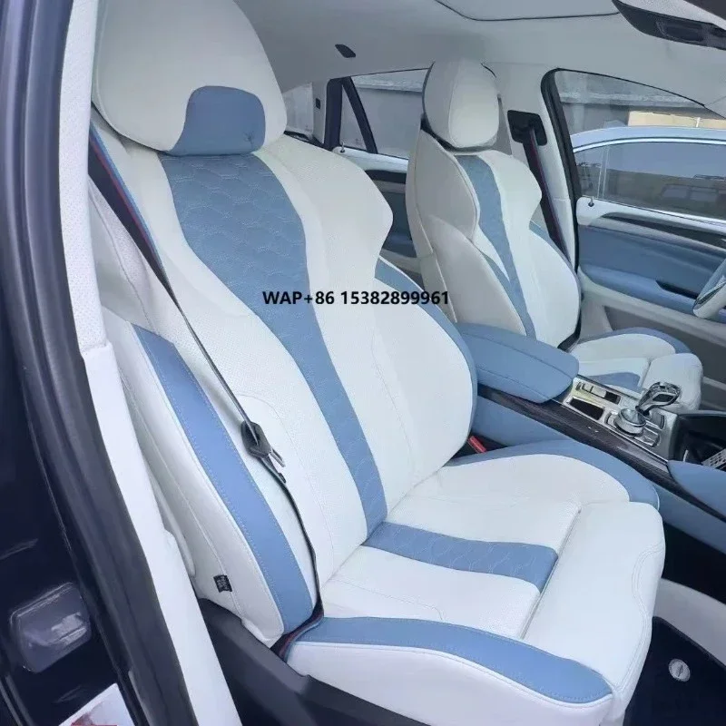 Car Interior Accessories Sport Racing Bucket Seats Customize Leather Cover and Sponge Seat for F30 F80 F10 M3 M4 M5 Upgrade