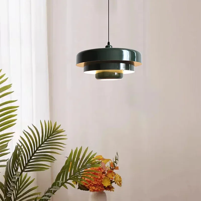 Imagem -04 - Nórdico Led Pendant Light Triplo Branco Escuro Verde Laranja Iluminação para Sala de Jantar Sala de Estar Quarto Decor Lamps Janela da Frente