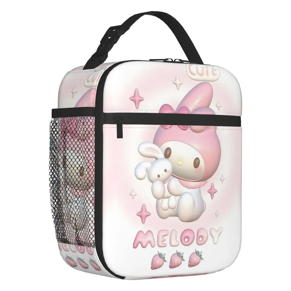 

Melody Thermal Insulated Lunch Bag Classical Anime Cartoon Movie Portable Lunch Container Work School Travel Storage Food Box