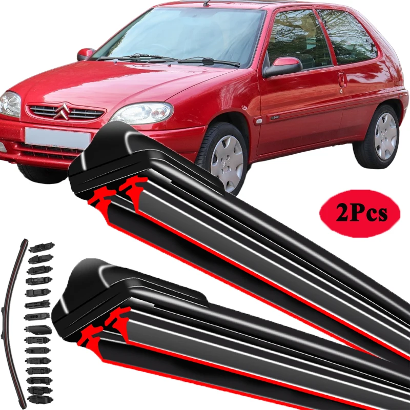 

For CITROEN SAXO 1996-2003 Car Windshield Wiper Blade Front Windscreen Brushes Washer Accessories Cleaning Replacement Parts