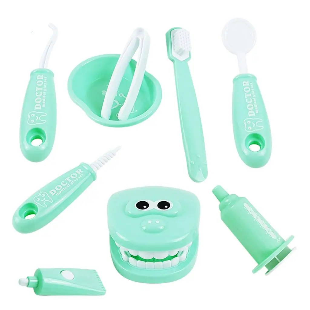 

2 Doctor And Toddlers Play Set - 9 Piece Set with Examination Tools Toothbrush for Kids Ages 3+ Gifts