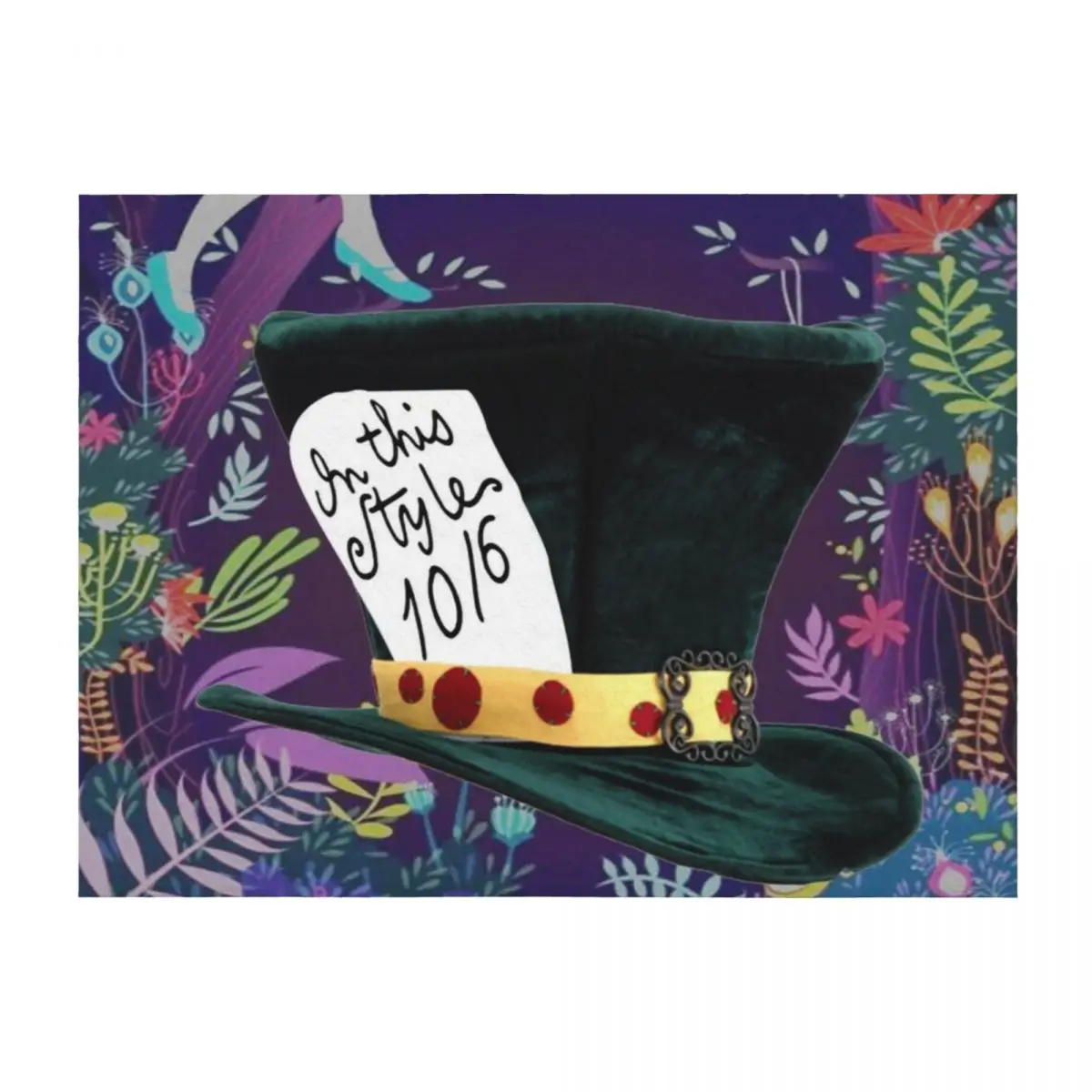 

Mad Hatter Throw Blanket Hair funny gift Sofa Throw bed plaid Blankets
