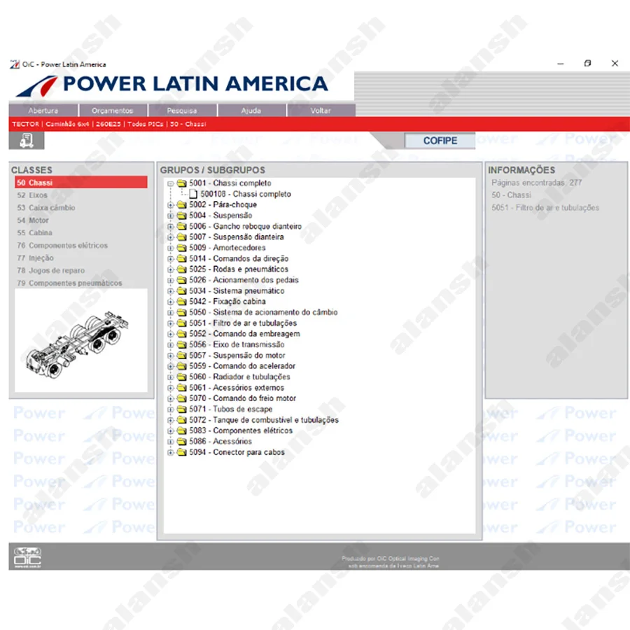 Catálogo de Piezas EPC + Nitro para Camiones y Autobuses Iveco Power Latinoamérica 16.0