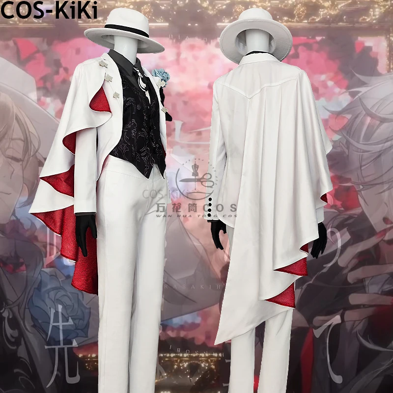 COS-KiKi Vtuber Nijisanji Kuzuha Kanae Game Suit Gorgeous Handsome Uniform Cosplay Costume Halloween Party Role Play Outfit