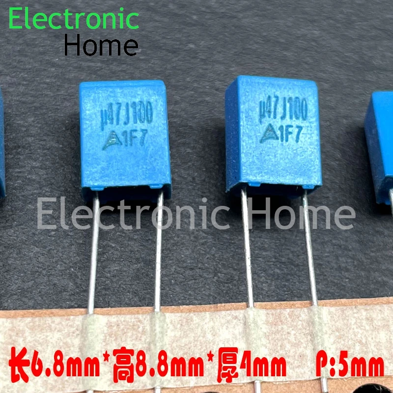 20PCS/lot EPCOS MKP 474 470nf 0.47uf 100v 63v audio safety regulations film capacitor pin distance 5mm 63v474k 100v474k