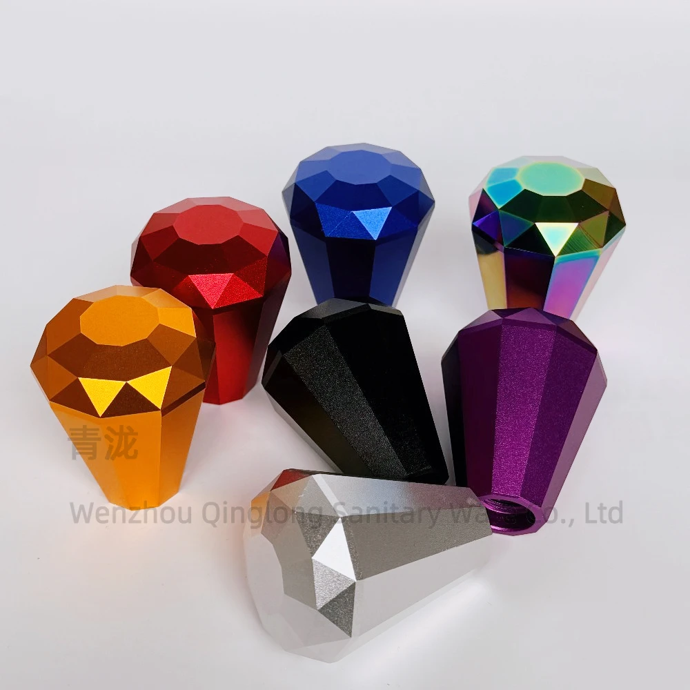 

Алюминиевая алмазная ручка трансмиссии гоночного класса, ручной рычаг переключения передач автомобиля, модифицированный специальный рычаг переключения передач