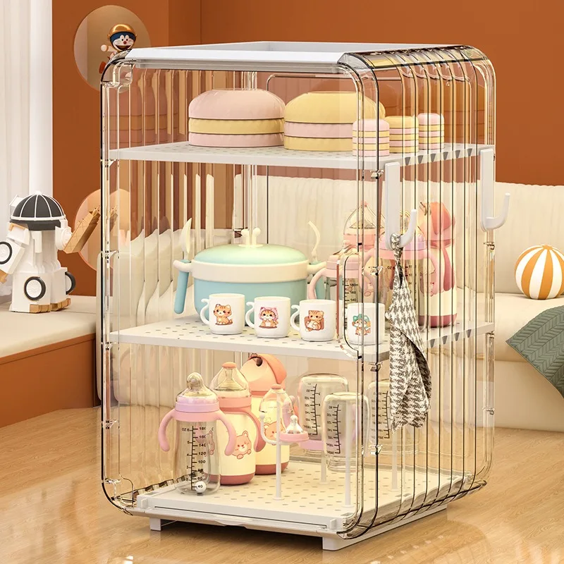 Baby Bottle Storage Box Draining Rack for Babies