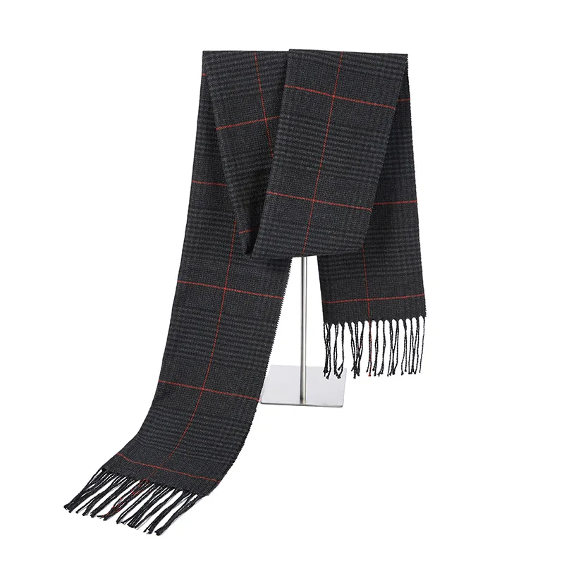 

32*190CM Europe and The United States Autumn and Winter Fashion New British Men's Imitation Cashmere Scarf Warm Flow Suger Shawl