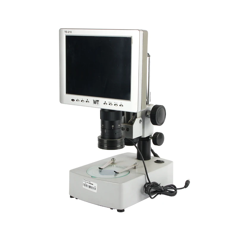 

High Resolution Desk Mounted Integrated Video Microscope LCD Display Jewellery Inspection Repairing Digital Optical Microscope