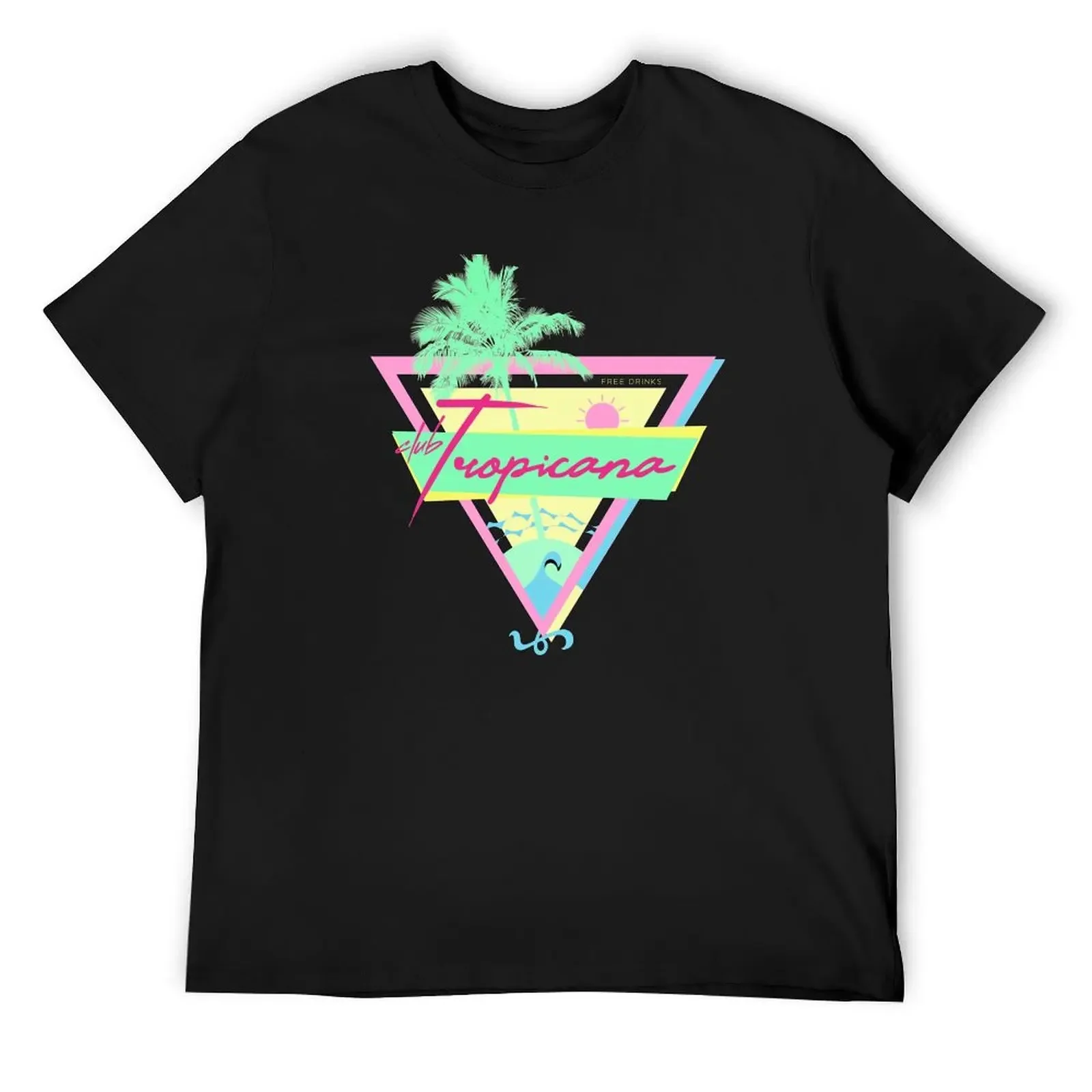 

Club Tropicana T-Shirt summer tops Aesthetic clothing funny costumes oversizeds t shirt for men