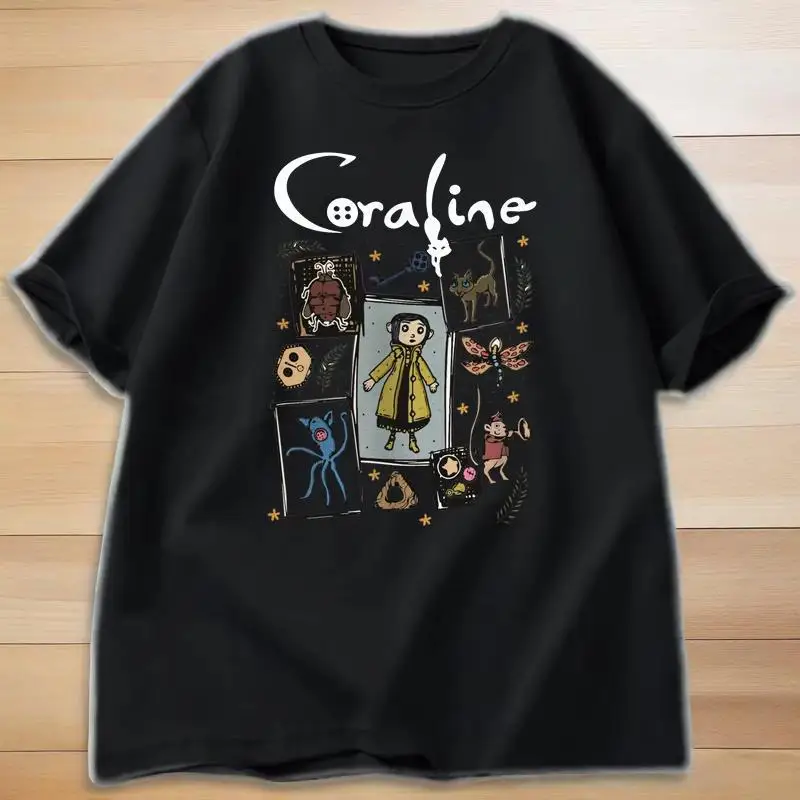 تيشيرتات رجالية ونسائية مطبوعة برسوم كارتونية لعام 2025 بأكمام قصيرة على الطراز القديم أحدث أكمام قصيرة من القطن برقبة دائرية للصيف #1