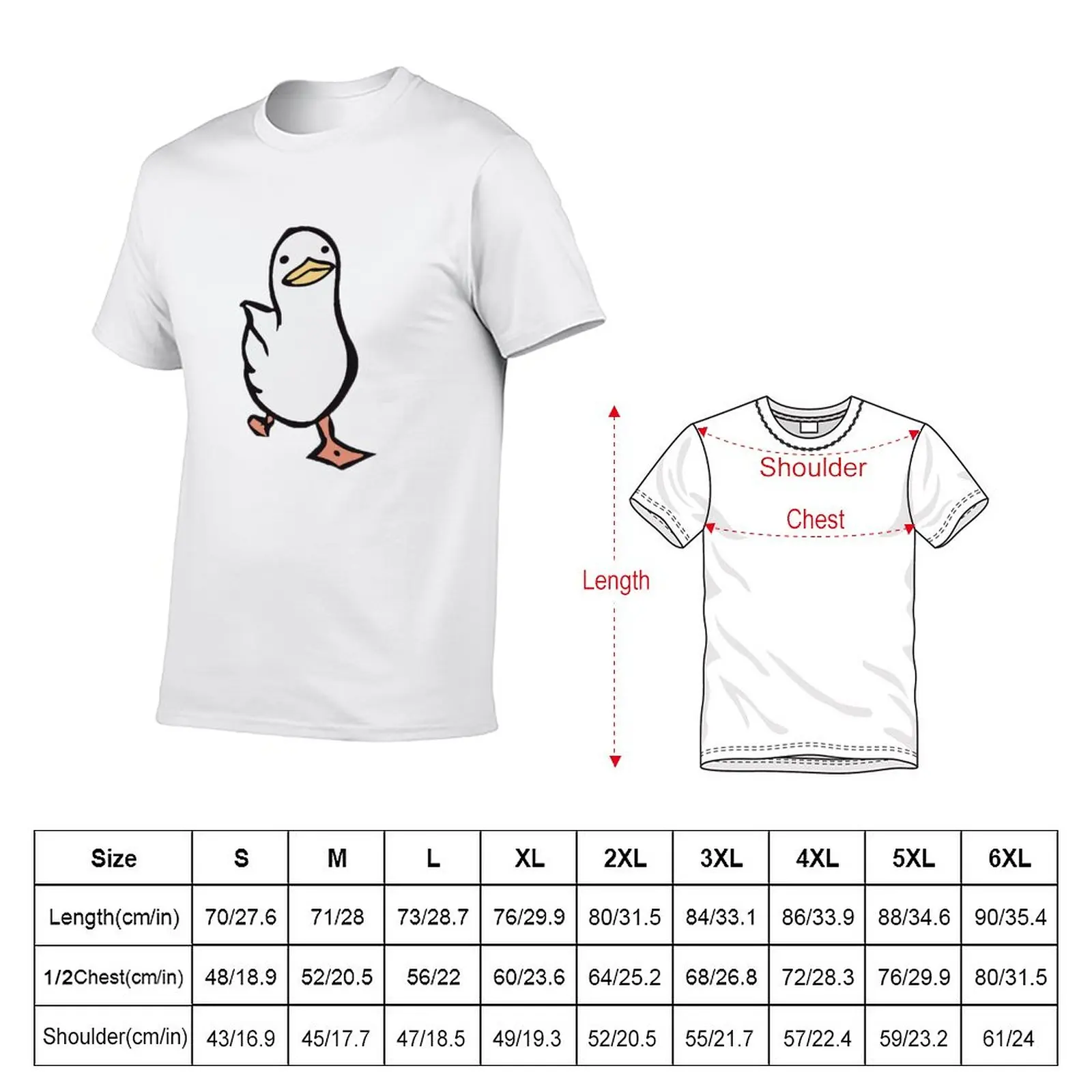 New Happy walking duck meme T-Shirt anime clothes sublime t shirt anime mens workout shirts