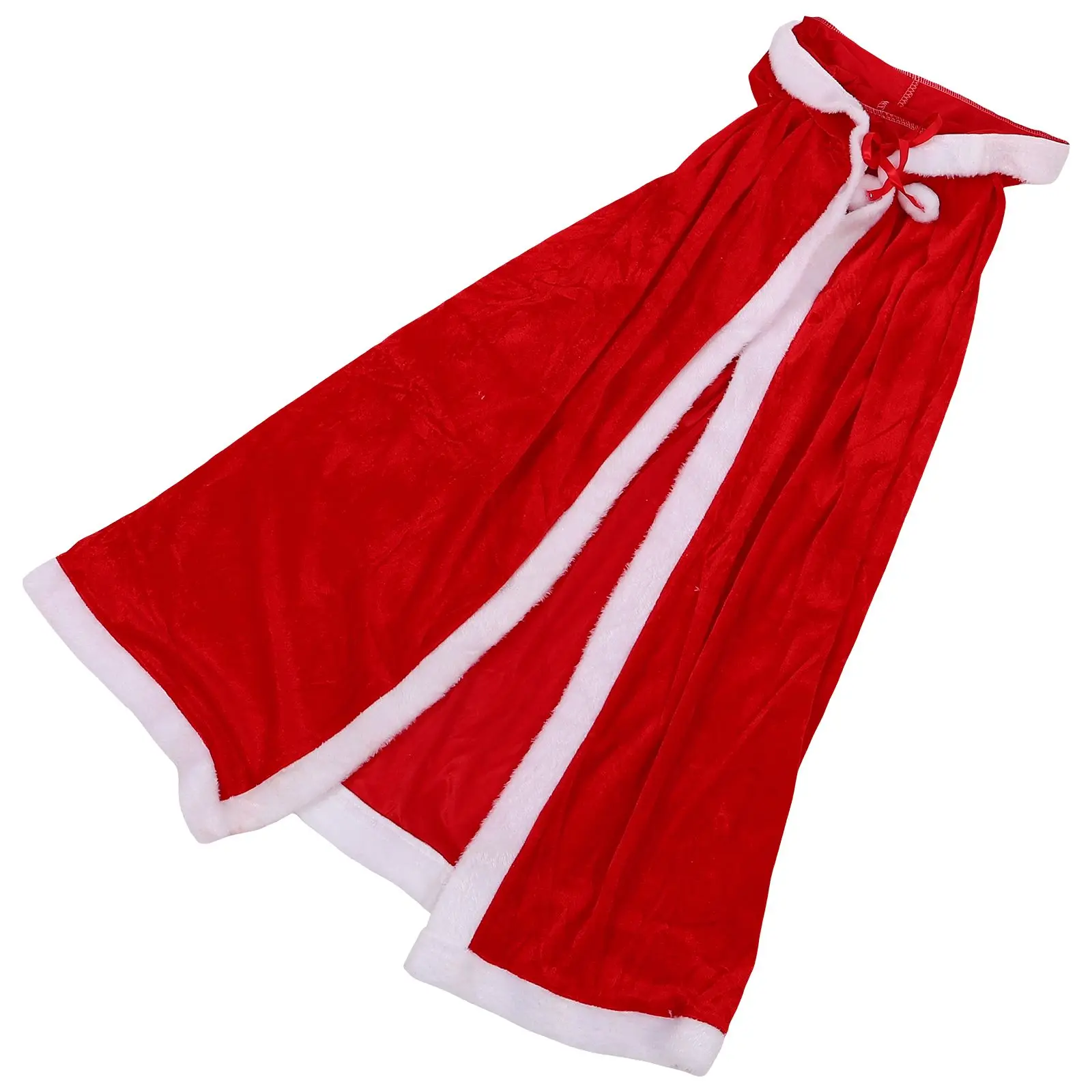 Świąteczna peleryna Płaszcz dla dzieci Dorośli Kostiumy świąteczne 90 cm Kostium Świętego Mikołaja Kostiumy na imprezę Xmas Holiday