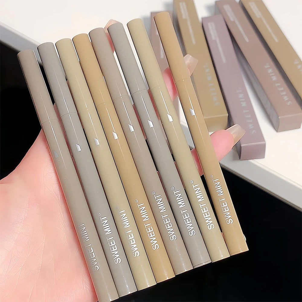 Smooth Water Brow Pencil Blade eyebrow Waterproof Eyebrow Long Lasting Color Eyebrow Enhancers Cosmetic Novice Can Easily Handle